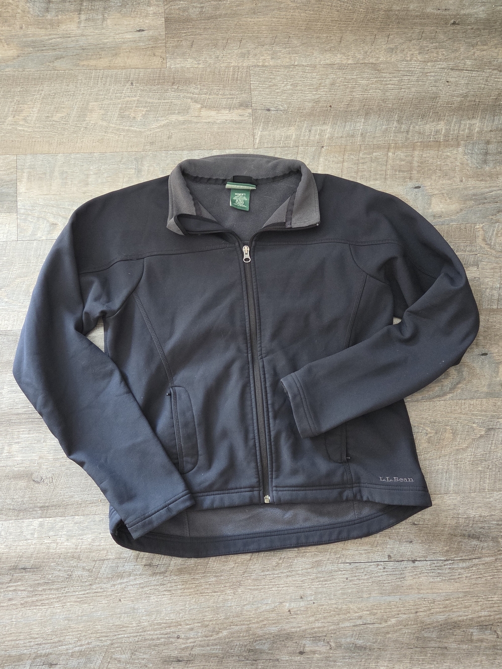 L.L. Bean Womens Black Softshell Jacket